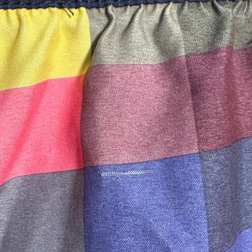 Desigual Swim Trunks Multicolor Plaid Board Shorts XL